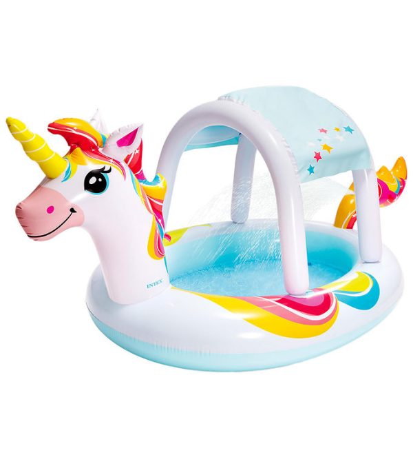 Intex Badebassin - Unicorn Spray Pool - 254x132x109 cm - 130 L