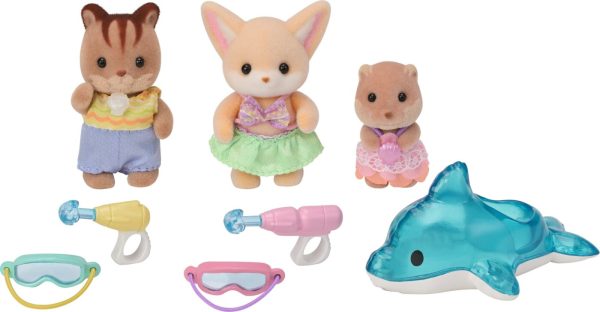 Sylvanian Families - Børnehave Venner - Badebassin Trio - 5749