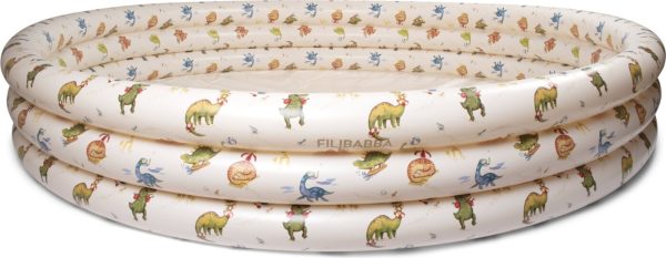 Filibabba - Badebassin Alfie - Dino Strand - 230 L - Beige