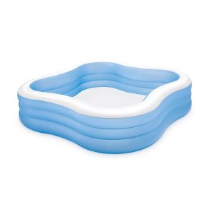Intex Bølgeformet Swim Center Pool, 1.350L, 229X229X56 cm