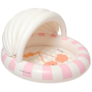 SunnyLife Badebassin m. Skygge - 120x104 cm - Cotton Candy - Che