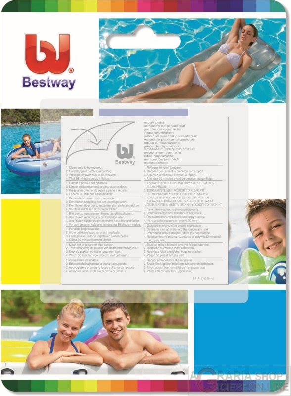 Bestway Reparationskit / Lappegrej til Badebassin - Heavy-Duty